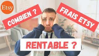 Comprendre les FRAIS ETSY 2024  Calcul frais Etsy  Frais de vente Etsy [upl. by Ykcul277]