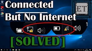 How To Fix WiFi Connected But No Internet Access Windows 10 8 7 [upl. by Kristoffer]