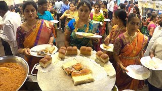 Lavish South Indian Wedding Reception Buffet  Amazing Food Zone [upl. by Yancey]