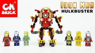 Unoffical 6 BOXES LEGO IRON MAN HULKBUSTER LY 75098 Unofficial LEGO lego videos [upl. by Ayiram710]