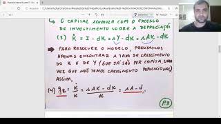 Macroeconomia III  Aula 9 Modelo de crescimento AK [upl. by Aylmar]