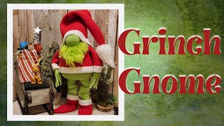 How to Make a Grinch Gnome How to make a Gnome Diy Gnome [upl. by Goldsmith]