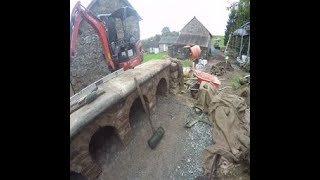 Video 9  Stone Worktops  Toms Root Store rebuild and renovation [upl. by Garaway352]