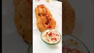 How to make Sabudana Vada  Crispy Sabudana Vada recipe food shorts trending viral [upl. by Tatiana]