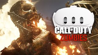 PLAYING COD ZOMBIE IN VR Contractors VR [upl. by Olra946]