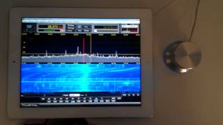 PowerSDRIF on a Tablet with Idisplay VK2DAG [upl. by Benedicta]