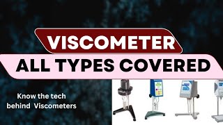 Viscometer Types of viscometer [upl. by Silsbye]