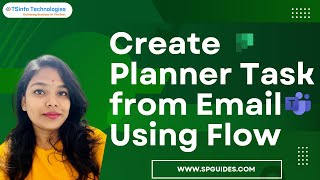 Create task in planner from email using Power Automate [upl. by Eenhpad]