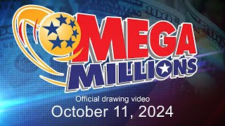 Mega Millions drawing for October 11 2024 [upl. by Itisahc698]