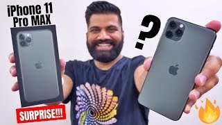 iPhone 11 Pro Max Unboxing amp First Look  The Real PRO  Surprise🔥🔥🔥 [upl. by Laehcim]