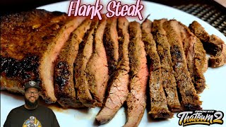 Flank Steak  Oven Broiled  Keto  Low Carb  Cooking With Thatown2 [upl. by Anneiv]