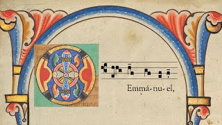 O EMMANUEL  O Antiphons Day 7  December 23  Latin and English  Gregorian Chant [upl. by Rebmat]