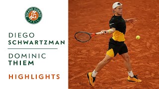 Diego Schwartzman vs Dominic Thiem  Quarterfinals Highlights  RolandGarros 2020 [upl. by Lesly]