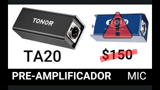 TONOR TA20 Preamplificador para Microfonos [upl. by Terrye242]