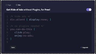 Remove Ads with CSS [upl. by Maurizia]