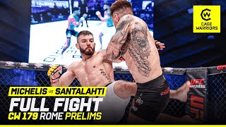 THE BOAR GETS IT DONE 🐗  Giacomo Michelis VS Olli Santalahti  FULL FIGHT  CW 179 Rome [upl. by Micheline708]