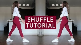 Shuffle Tutorial Basics Running Man T Step and Variations [upl. by Asnerek]