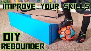 DIY Soccer Rebounder Board  Soccer Trainer [upl. by Arhat]