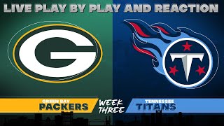 Packers vs Titans Live Play by Play amp Reaction [upl. by Pascal]