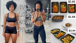 CHEAP amp EASY Healthy Meal Prep  vegan fat loss journey [upl. by Handal]