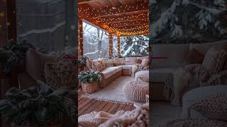 Winter Wonderland Porch Decor Ideas shorts porchdecor [upl. by Adalai]