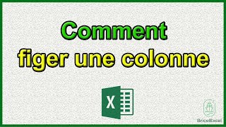 Comment figer une colonne sur excel [upl. by Ahsael425]