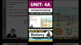 CSIR Practice Question  Unit 4  Topic A Host parasite interaction  csirpreviousyearquestions [upl. by Garrott]