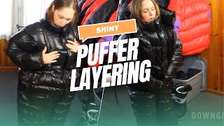 Puffer jacket layering [upl. by Tatum]