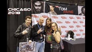 WALKER STALKER CON 2018  CHICAGO  FAN FEST [upl. by Atinauq574]