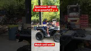 Polaris Sportsman 1000 S exhaust sound 🔥 shorts [upl. by Jarlen]