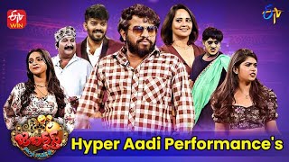 Hyper Aadi amp Sudigaali Sudheer All in One December Month Performances  Jabardasth  ETV Telugu [upl. by Allehcram]