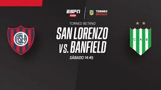 Torneo Betano 2024  San Lorenzo vs Banfield  Promo ESPN Premium Argentina [upl. by Butterfield]