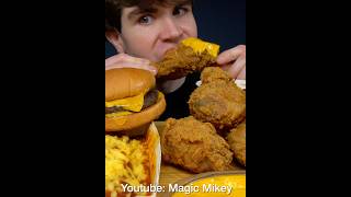 Trying JOLLIBEE with Cheese Sauce asmr mukbang jollibee [upl. by Folberth]