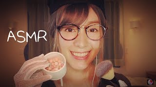 ASMRゲランパウダーの音とSKSK囁きGuerlain Face Powder soundSKSKSK whisper [upl. by Erdnaek]