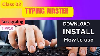 How to become a Typing Master  Tipp10 download [upl. by Entwistle]