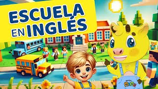 INGLÉS PARA NIÑOS  PARTES DE LA ESCUELA EN INGLÉS  APRENDER INGLÉS [upl. by Duky]