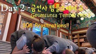 런던요기여행일상Day2Temple stay 3  108 prostrations [upl. by Eatnahc]