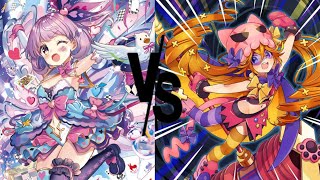 위크로스 올스타 아야 Vs 엘도라 wixoss ウィクロス [upl. by Kcirret]