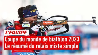 Coupe du monde de Biathlon 2023  Première course de la saison et podium pour la France à Östersund [upl. by Eiresed]