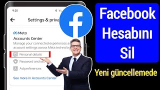 Facebook Hesabı Nasıl Silinir 2023  Facebook Hesap Kapatma Silme 2023 [upl. by Wilhelmine259]