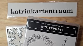 Teelichtkarte Wintervögel Stampin Up®️ [upl. by Angeli]