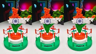 Independence day Craft Idea  15th August School project idea  Independence day Special Craft [upl. by Nnave]