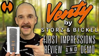 VENTY by Storz amp Bickel  First Impressions amp Review Demo Session  Sneaky Pete’s Reviews [upl. by Aven869]