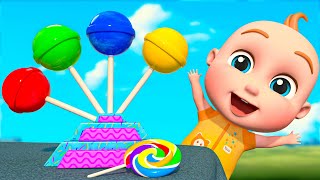 Lollipop Finger Family Song  Baby Finger Where Are You  PulkaCoco‬ Nursery Rhymes amp Kids Songs [upl. by Rexana]