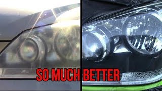 Headlight Renewal Using Nulens Kit From Mothers Restore [upl. by Styles]