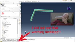 Abaqus Tutorial Beam Elements 4 Example Solution [upl. by Johanan]