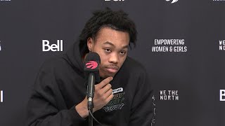 Toronto Raptors Media Availability  Postgame vs Miami Heat  January 17 2024 [upl. by Gadmon]