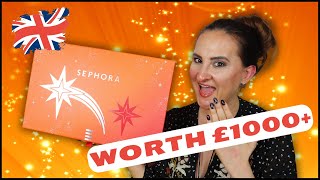 SEPHORA UK ADVENT CALENDAR UNBOXING 2023 [upl. by Paderna]