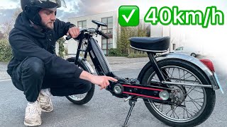 Piaggio Ciao auf 40kmh bringen mit wenigen Teilen  115ccm Prima Update [upl. by Erihppas186]