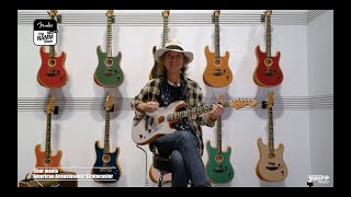 【Fender／NAMM2020】American Acoustasonic Stratocaster × Char【デジマート・マガジン特集】 [upl. by Nimad]